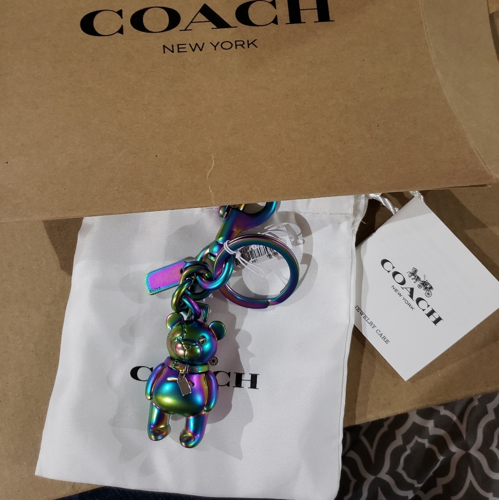 Coach Bear Keychain
